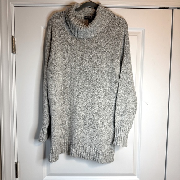 Eddie Bauer Women’s Cozy Lounge Sweater, Gray, XL - Picture 1 of 8